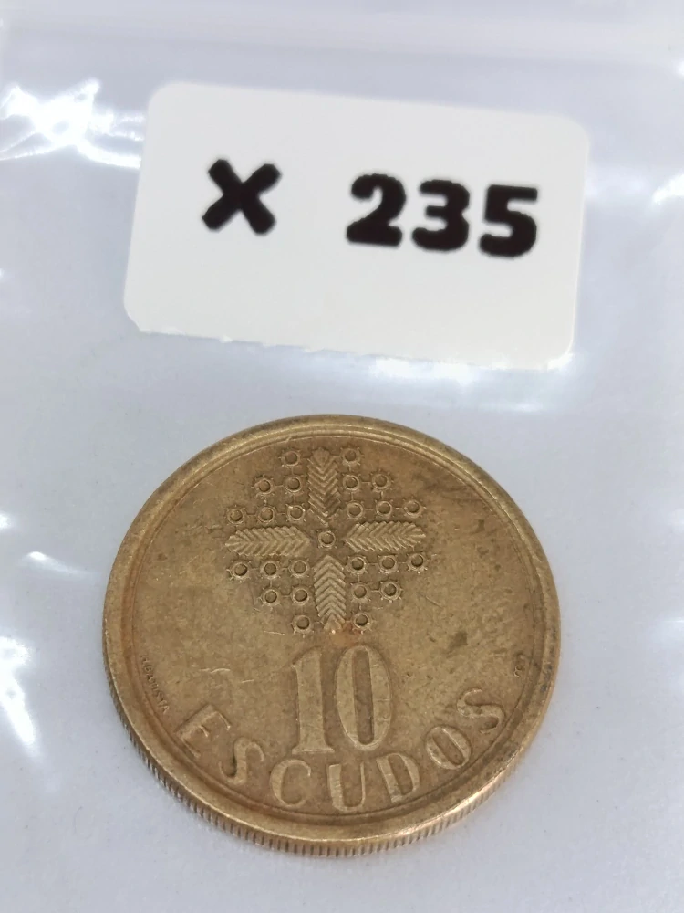 Portugalsko 10 escudos, 1987