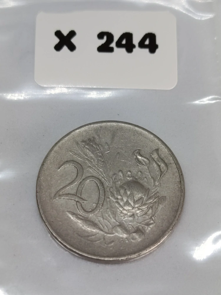 Jihoafrická republika 20 centů, 1965 Legend in English - "SOUTH AFRICA"