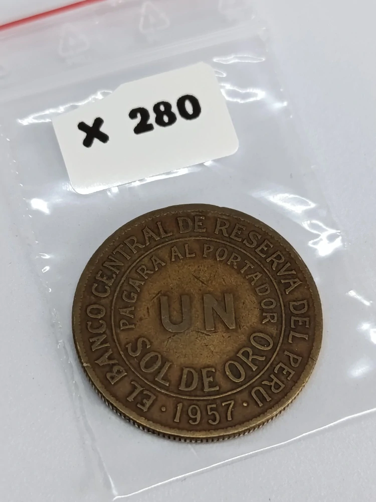 Peru 1 sol, 1957