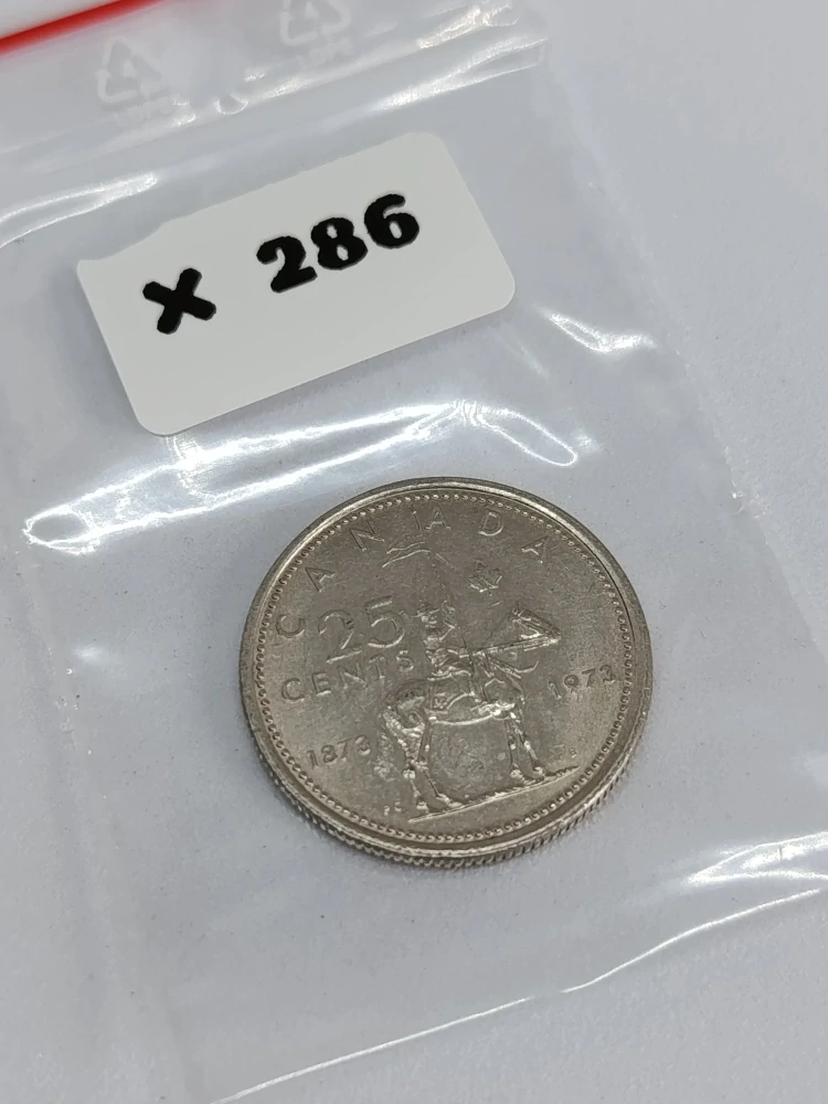Kanada 25 centů, 1973 100 let - Královská kanadská jízdní policie
