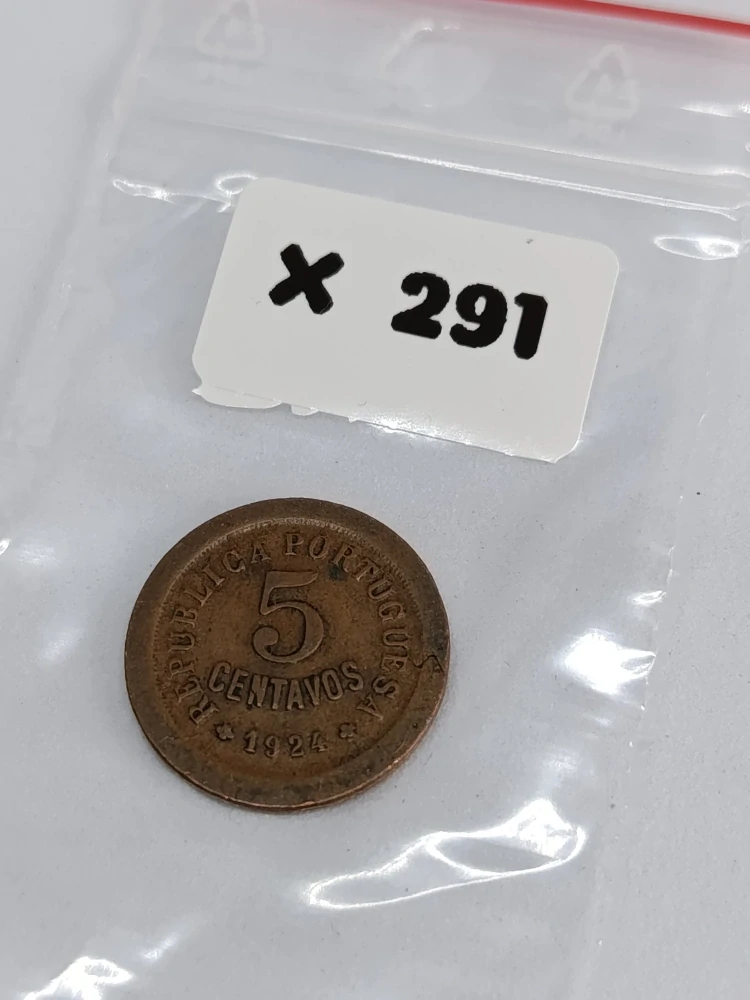 Portugalsko 5 centavos, 1924