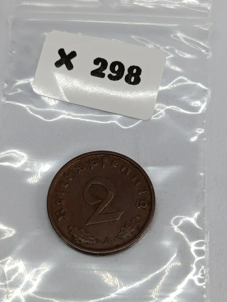 Německo - Třetí říše 2 říšské feniky, 1937 Značka mincovny "A" - Berlín