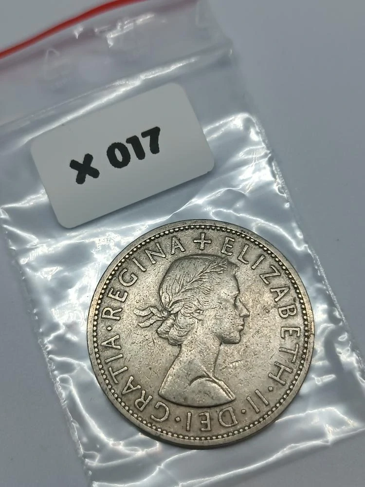 Velká Británie ½ koruny, 1956