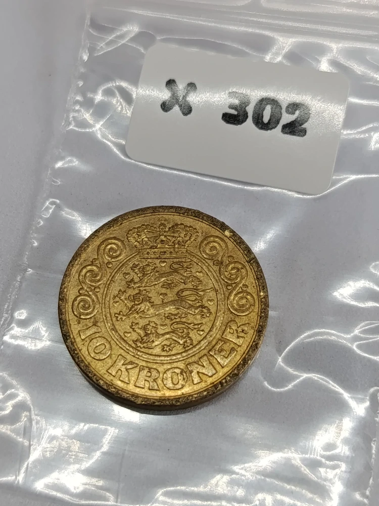 Dánsko 10 korun, 1989