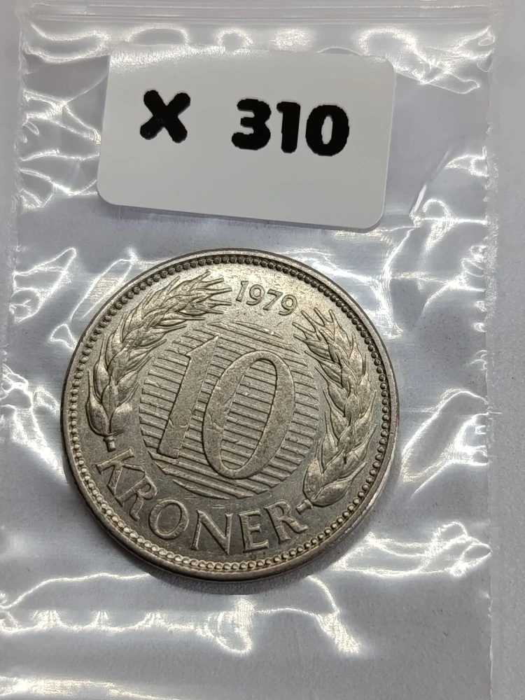 Dánsko 10 korun, 1979