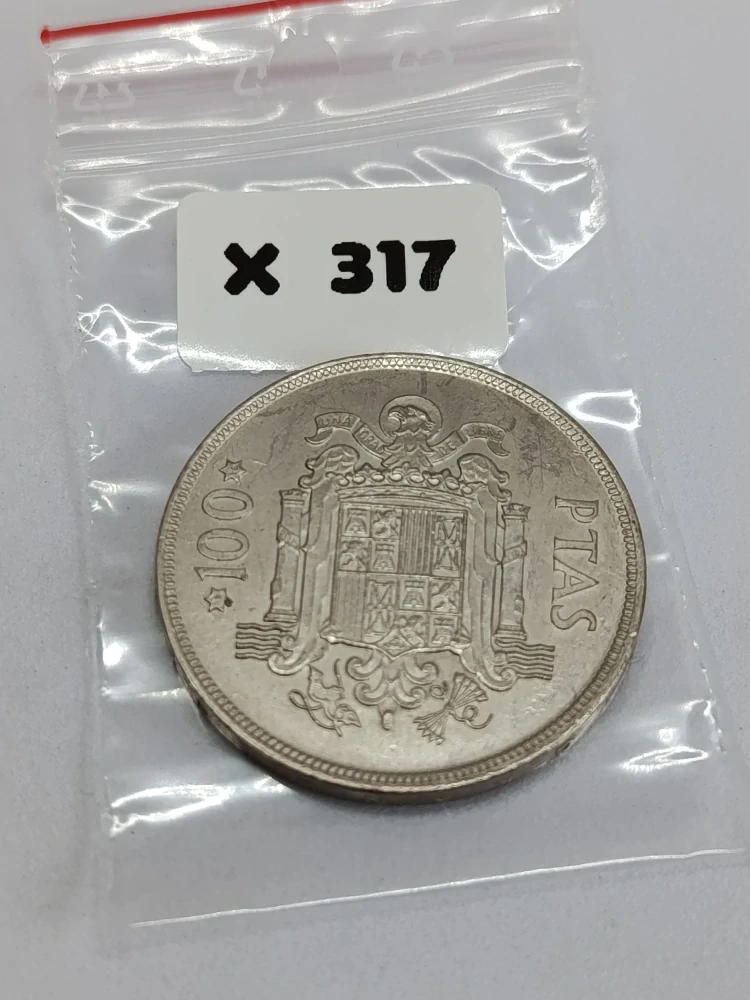 Španělsko 100 pesetas, 1975