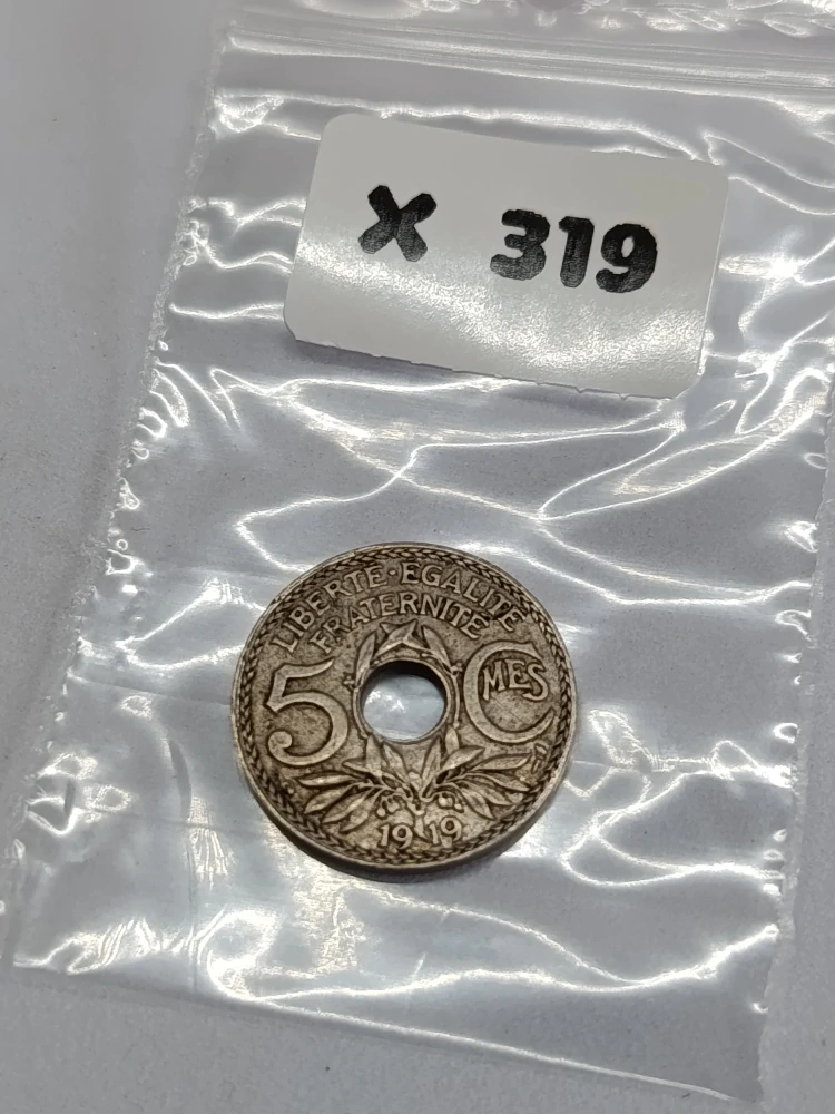 Francie 5 centimů, 1919