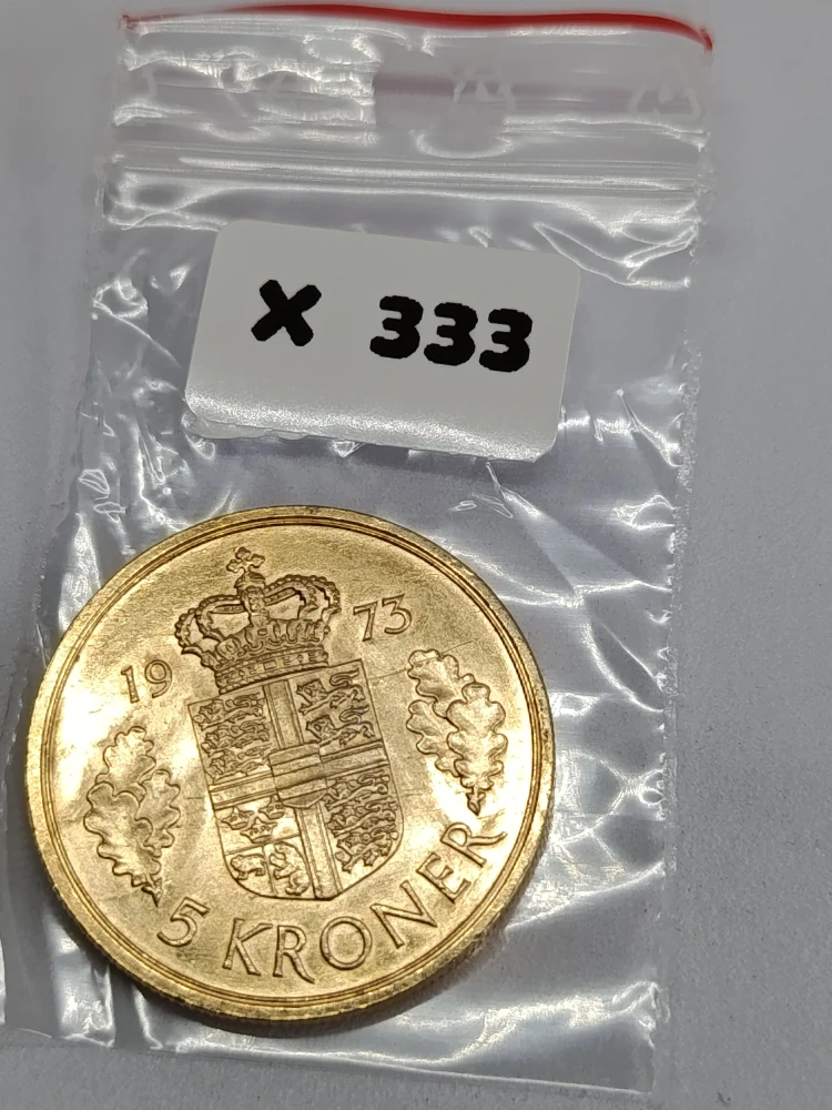 Dánsko 5 korun, 1973