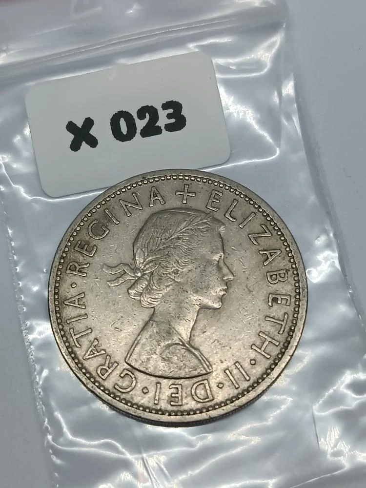 Velká Británie ½ koruny, 1957