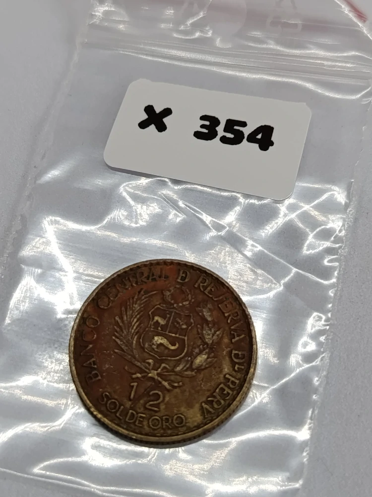 Peru ½ solu, 1965 400. výročí založení limské mincovny