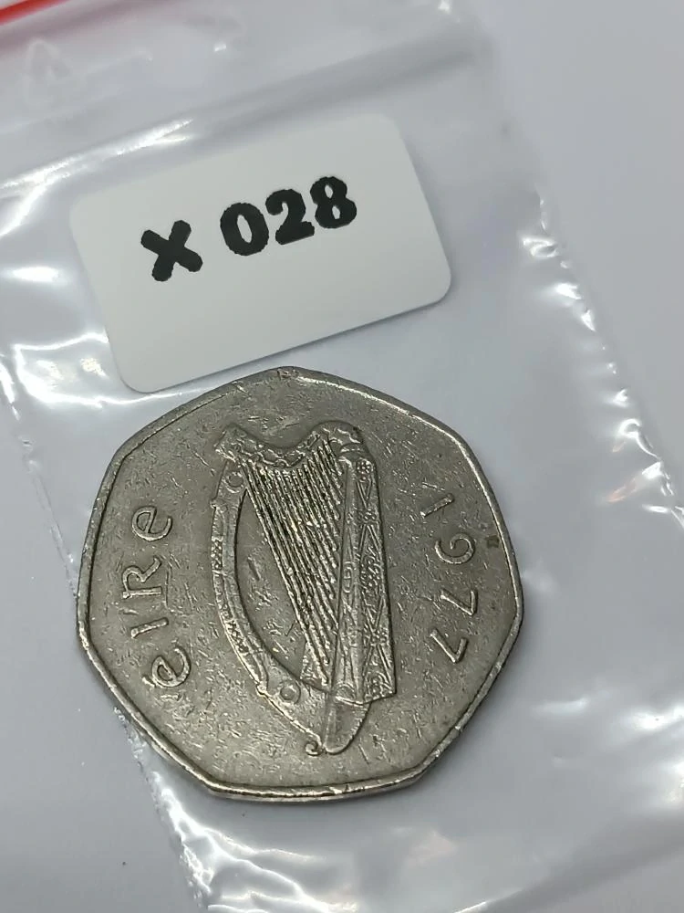 Irsko 50 pencí, 1977