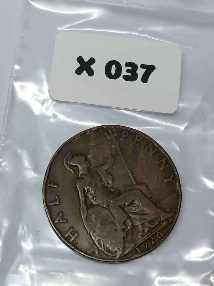 Velká Británie ½ pence, 1920