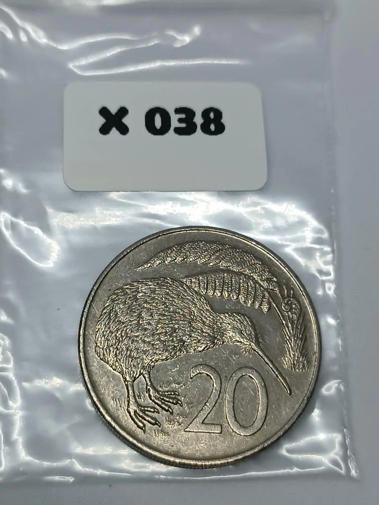 Nový Zéland 20 centů, 1982