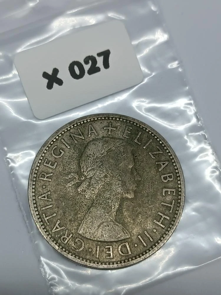 Velká Británie ½ koruny, 1955