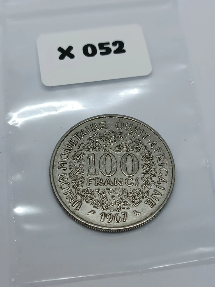 Západoafrický frank (BCEAO) 100 franků, 1967
