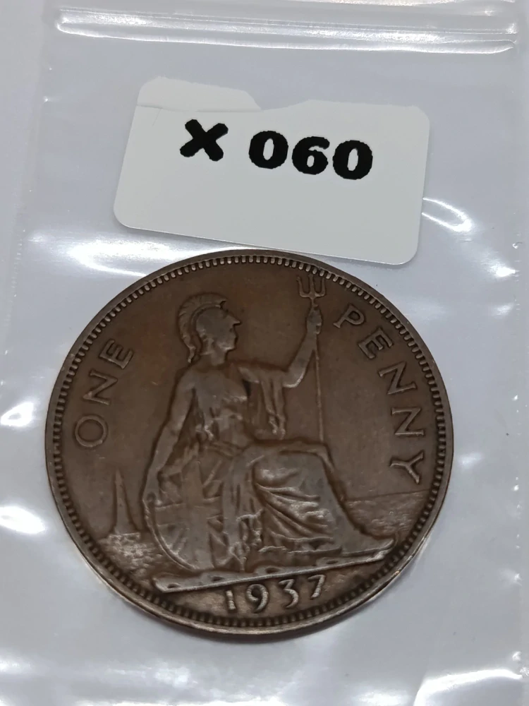 Velká Británie 1 pence, 1937