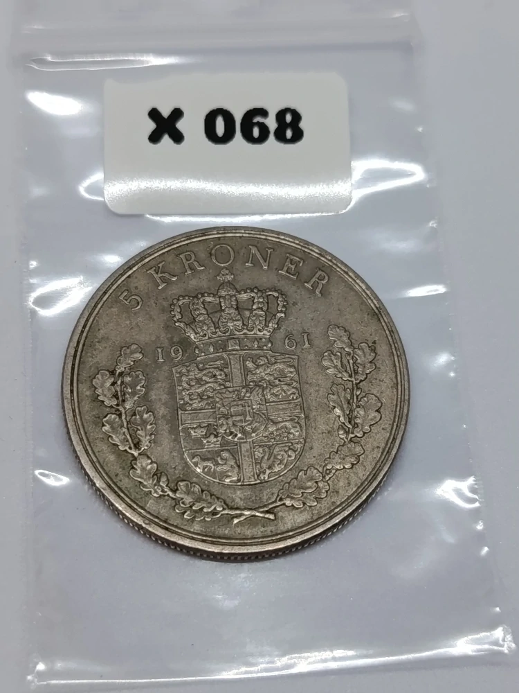 Dánsko 5 korun, 1961