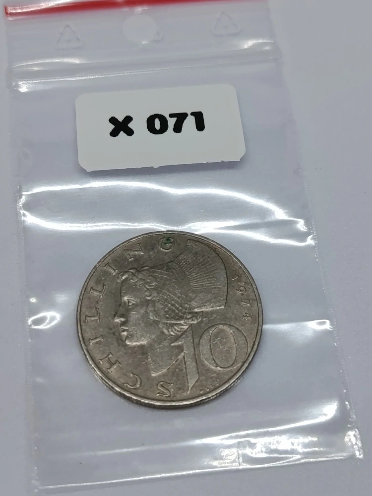 Rakousko 10 šilinků, 1974