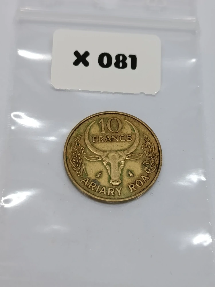 Madagaskar 10 franků, 1970