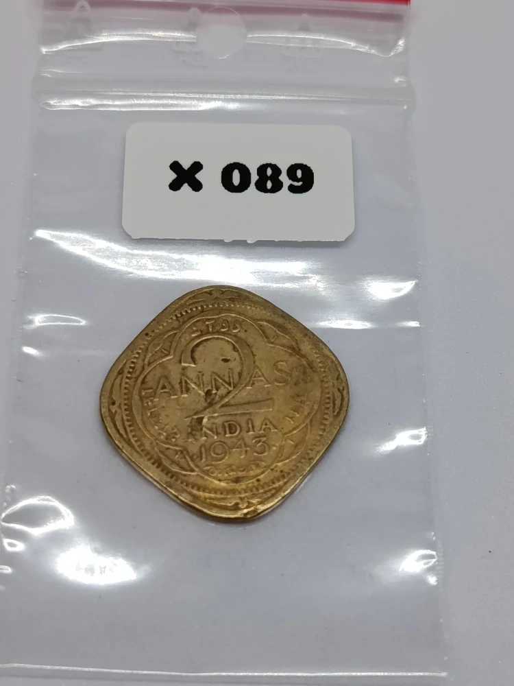 Britská Indie 2 annas, 1943 •