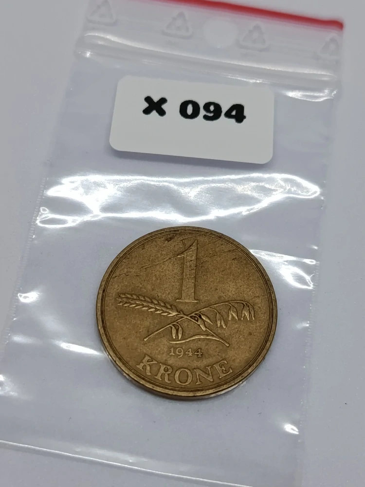 Dánsko 1 koruna, 1944
