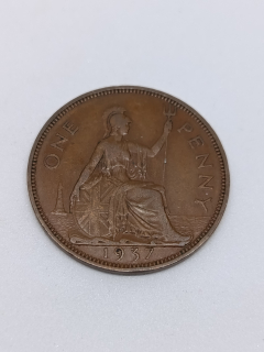 Velká Británie 1 pence, 1937