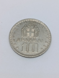 Řecko 10 drachem, 1959