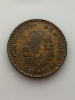 Mexiko 50 centavos, 1957