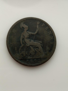 Velká Británie 1 pence, 1892
