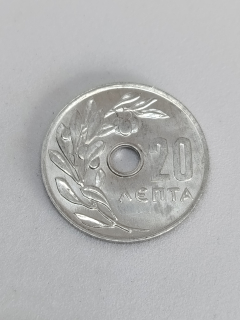 Řecko 20 lepta, 1969