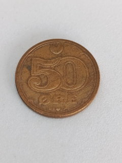 Dánsko 50 øre, 1989