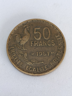 Francie 50 franků, 1951