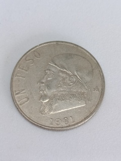 Mexiko 1 peso, 1981