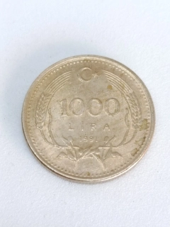 Turecko 1000 lir, 1991