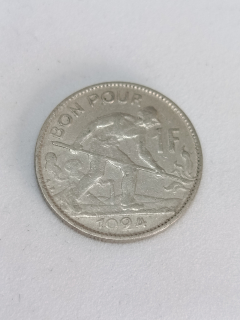 Lucembursko 1 frank, 1924