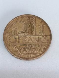 Francie 10 franků, 1977