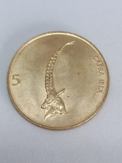 Slovinsko 5 tolarů, 2000