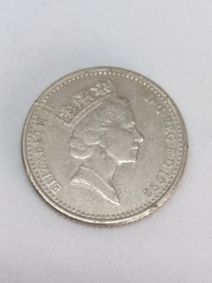 Velká Británie 10 pencí, 1992 New type: 24.5mm, 6.5g