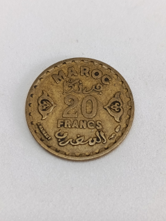 Maroko 20 franků, 1371 (1952)