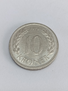Dánsko 10 korun, 1979