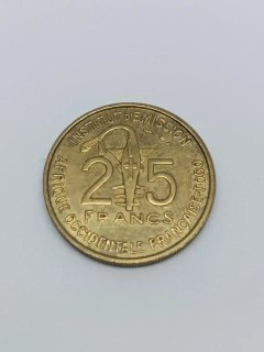 Francouzská Západní Afrika 25 franků, 1957