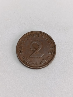 Německo - Třetí říše 2 říšské feniky, 1937 Značka mincovny "A" - Berlín