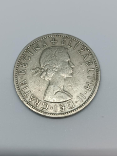 Velká Británie ½ koruny, 1956