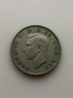 Velká Británie ½ koruny, 1948