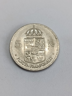 Švédsko 5 korun, 1972
