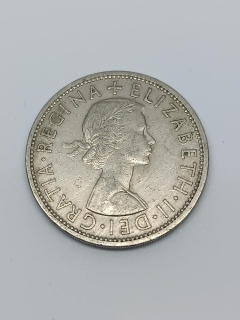 Velká Británie ½ koruny, 1957