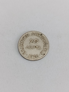 Řecko 20 lepta, 1926