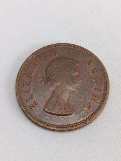 Jihoafrická republika 1 pence, 1955