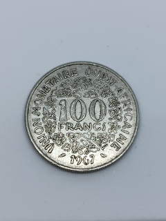 Západoafrický frank (BCEAO) 100 franků, 1967