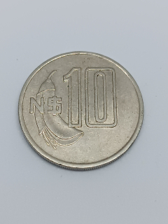 Uruguay 10 nových pesos, 1981